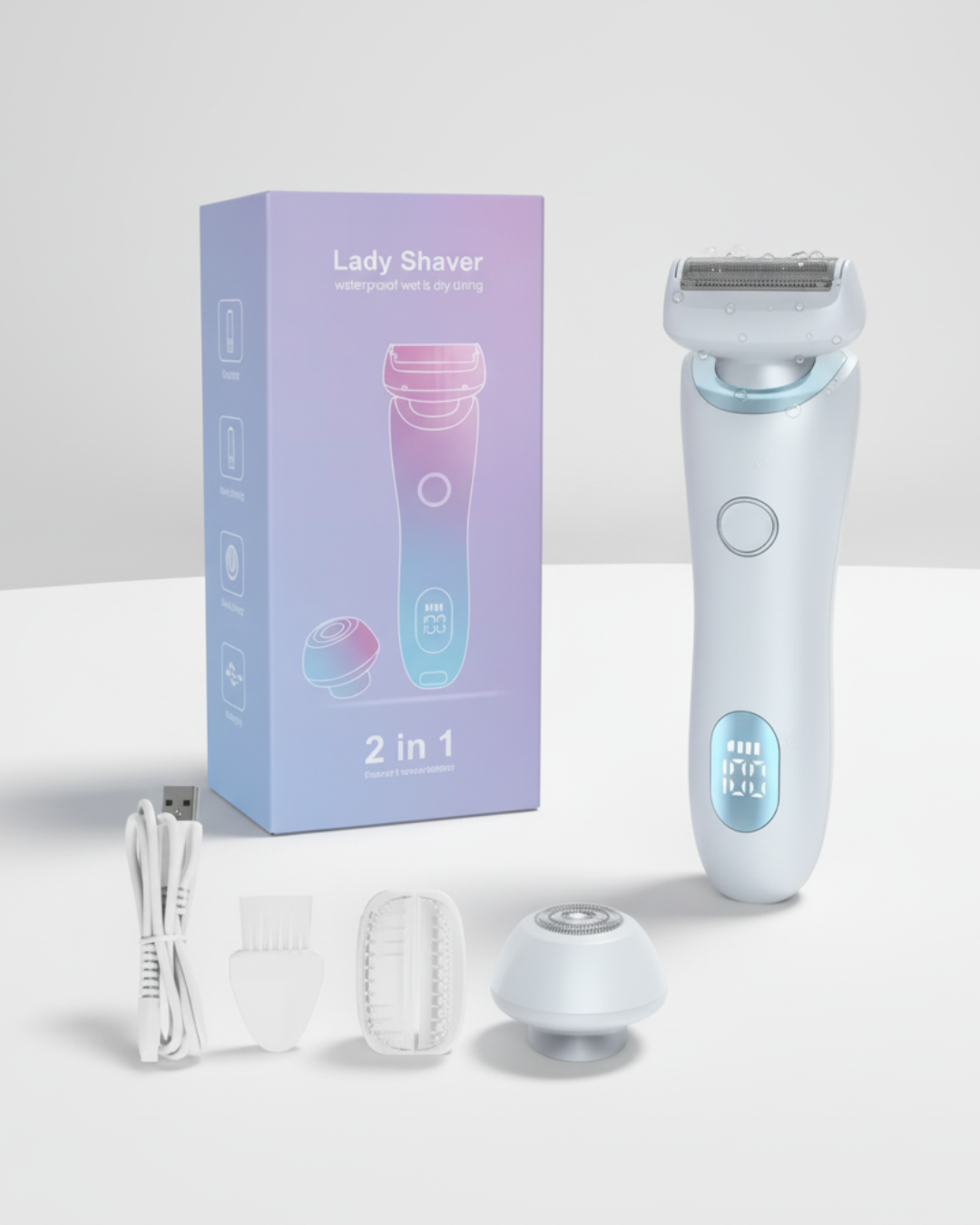 SilkAura Shaver — Smooth skin without the pain, every time