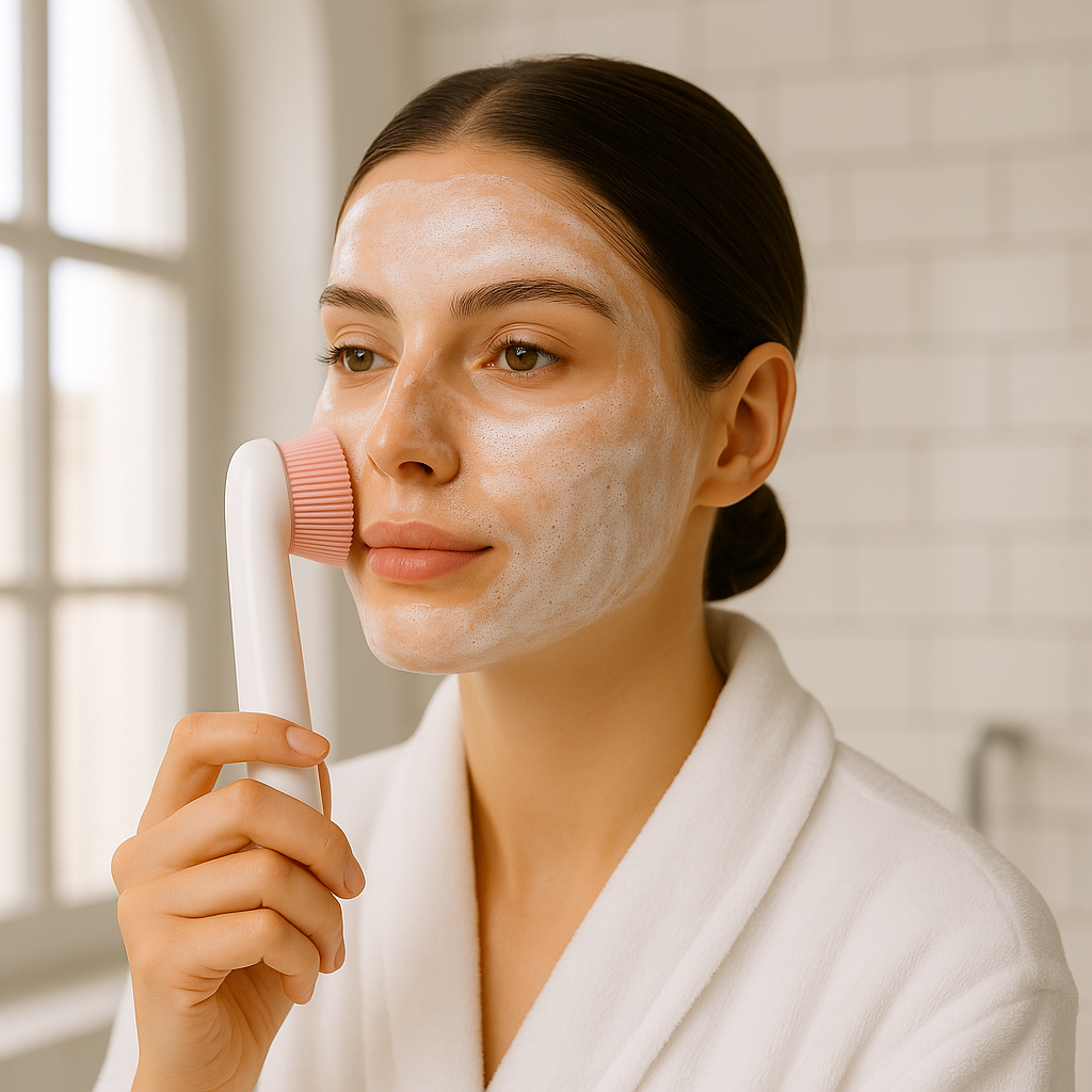 GlowSonic™ 2-in-1 Facial Cleansing Brush
