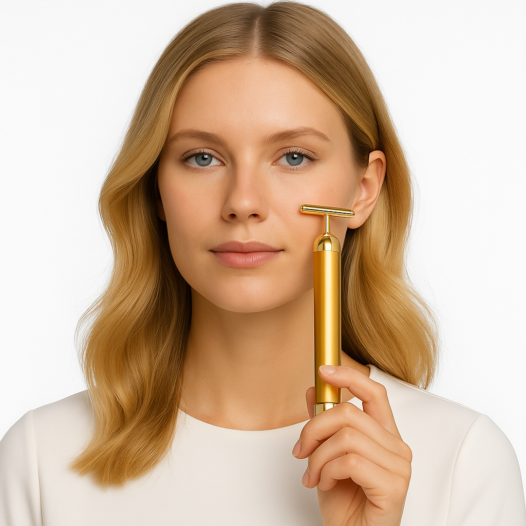 24-Karat-Gold-T-Bar-Massagegerät