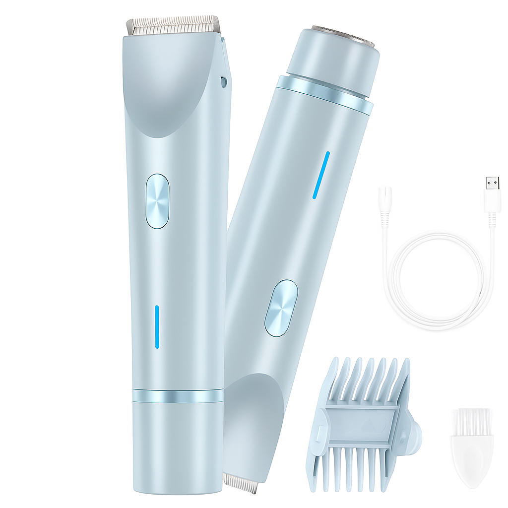 Smooth Skin™ 2-in-1 waterdichte mini-elektrische scheerapparaat