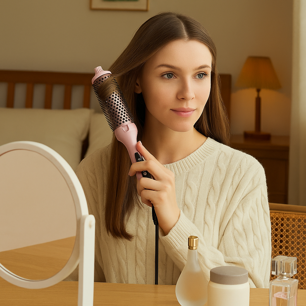 ThermoGlam™ Pro 3-in-1 Stylingbürste | Keramik-Ionen-Wärmebürste
