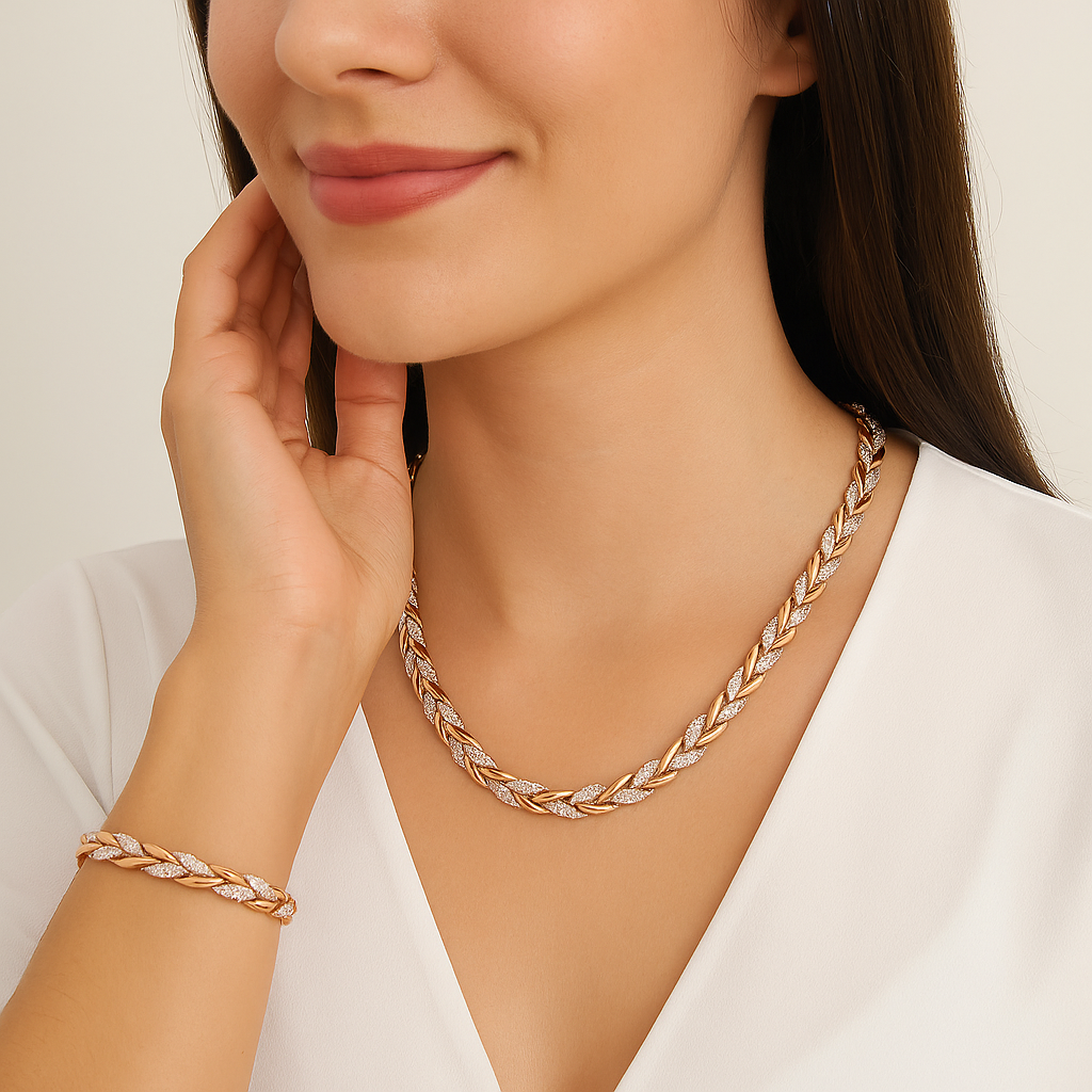 Lustra™ – Elegante glazen sieradenset