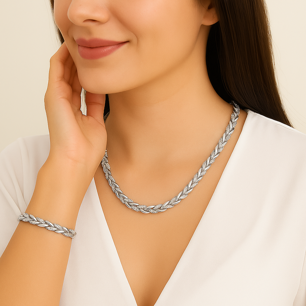 Lustra™ – Elegante glazen sieradenset