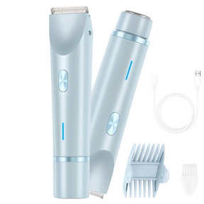 Smooth Skin™ 2-in-1 waterdichte mini-elektrische scheerapparaat